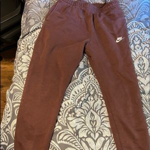 Nike Joggers Burgundy Large tall